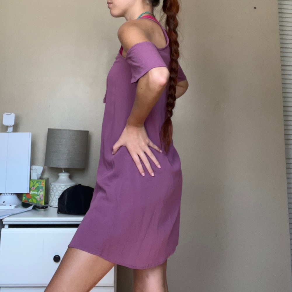 Purple sundress
